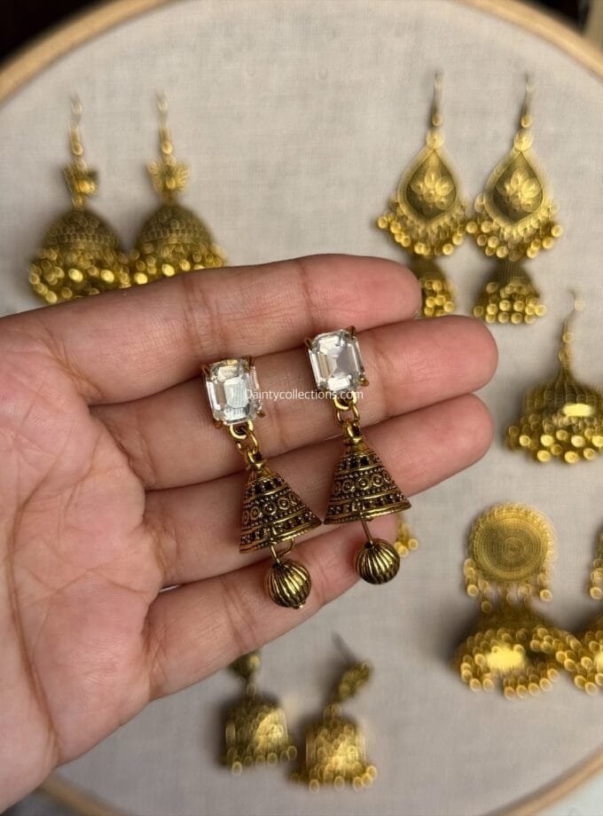 Antique frame jhumkay