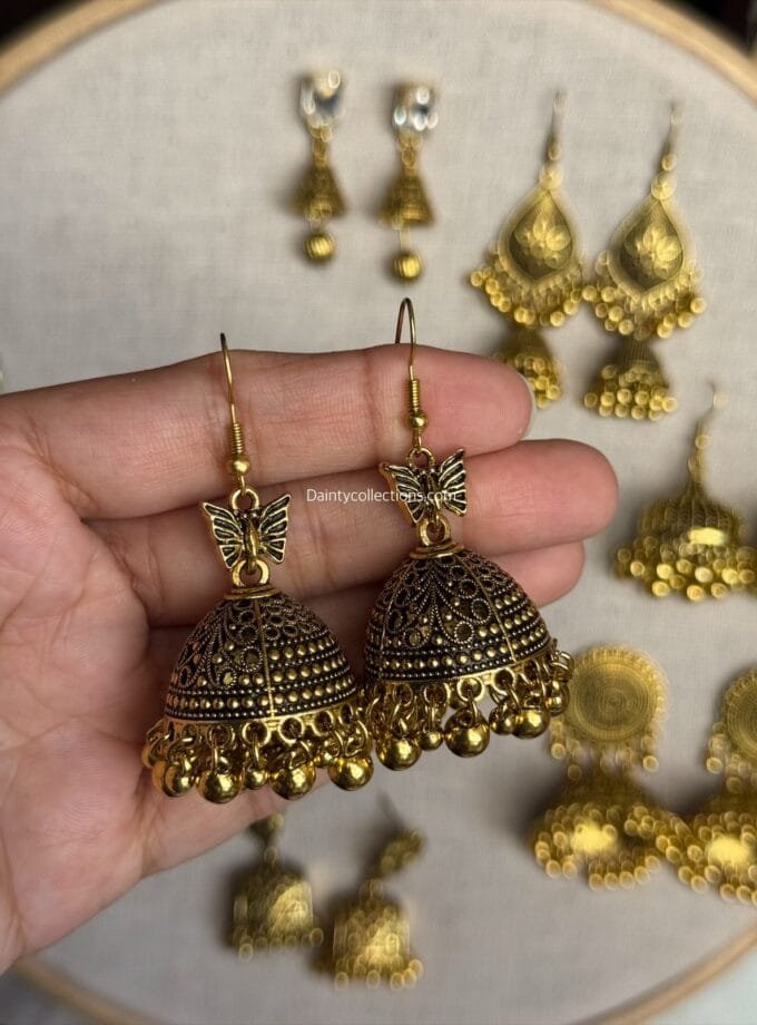 Antique frame jhumkay