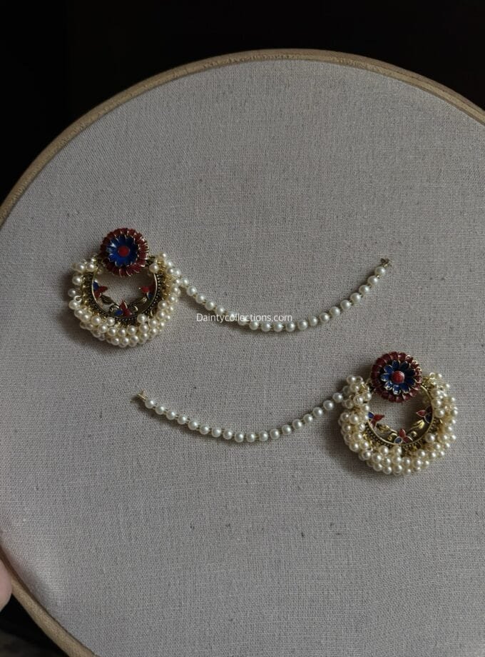 Cham Cham Bali antique with pearl saharay